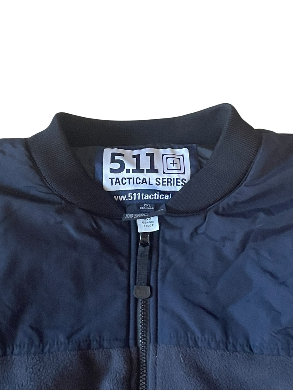 5.11 Tactical Series Black Full Zip Fleece Heavyweight Jacket Mens Size 2XL